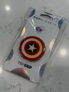 Marvel Phone Grip Accessory - Blue & White Packaging